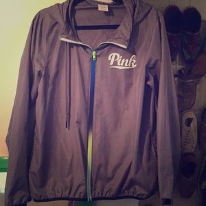 A lightweight rain jacket
